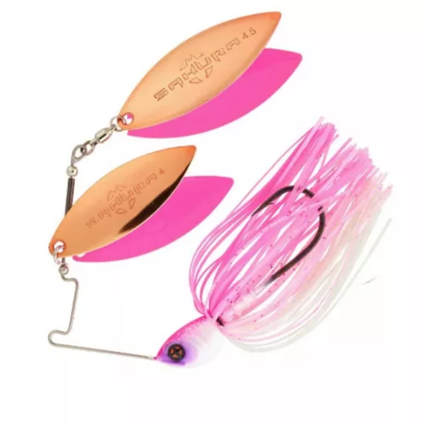 Sakura - CAJUNSKI SPINNERBAIT DI 5/8OZ - 17,7G - JC10 (Kicker Pink) - Spinnerbait