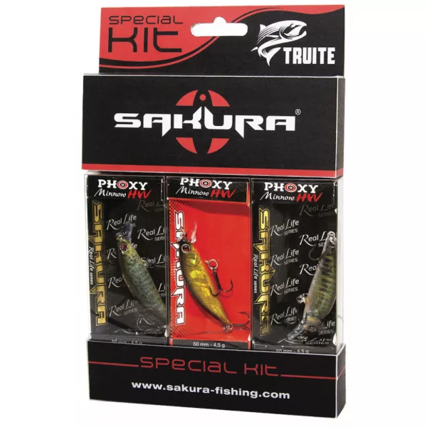 Sakura - PAKET 3 PHOXY MINNOW HW 62 S - 62MM - 6,5 G - Vobler