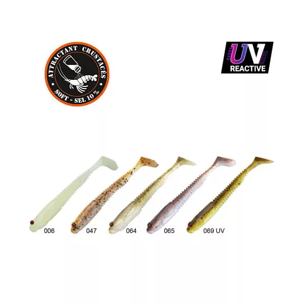 Sakura Gobygo 105 Gumijasta vaba Clear Water Pack 1 105mm - 5db