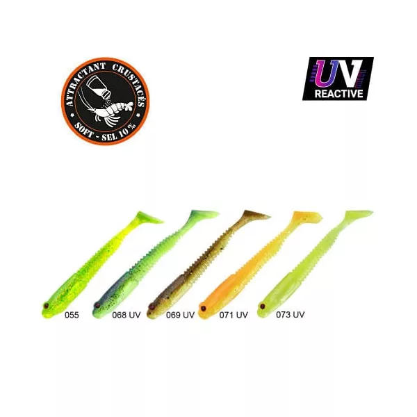 Sakura Gobygo 105 Gumijasta vaba Dark Water Pack 1 105mm - 5db