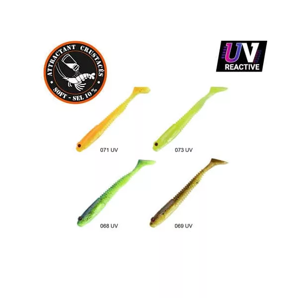 Sakura Gobygo 40 Gumijasta vaba Dark Water Pack 2 40mm - 8db