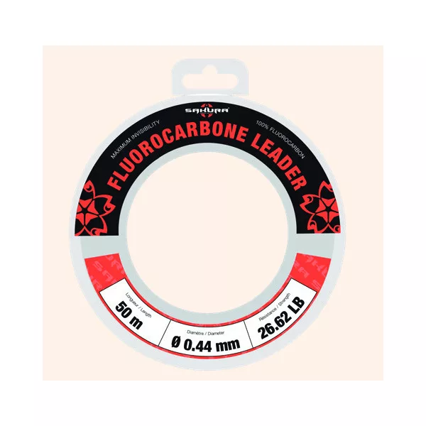 SAKURA FLUOROCARBON LEADER 0,445mm fluorocarbon predvrvica / vrvica