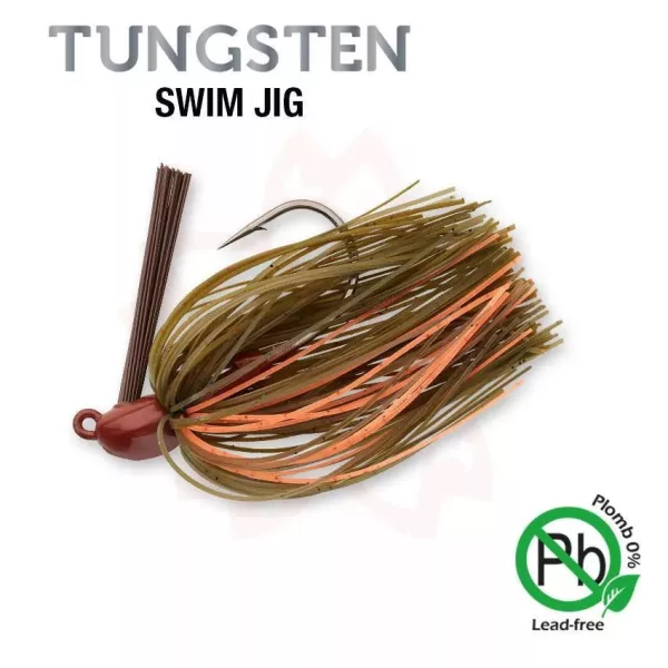 Sakura Volframov plavalni jig 7,2gr BC Jig glava z resicami - Bama Craw