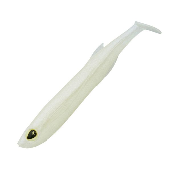 Sakura Xprat Shad 70 Pearl White 7,0cm 2,4gr Plastična vaba 8kos