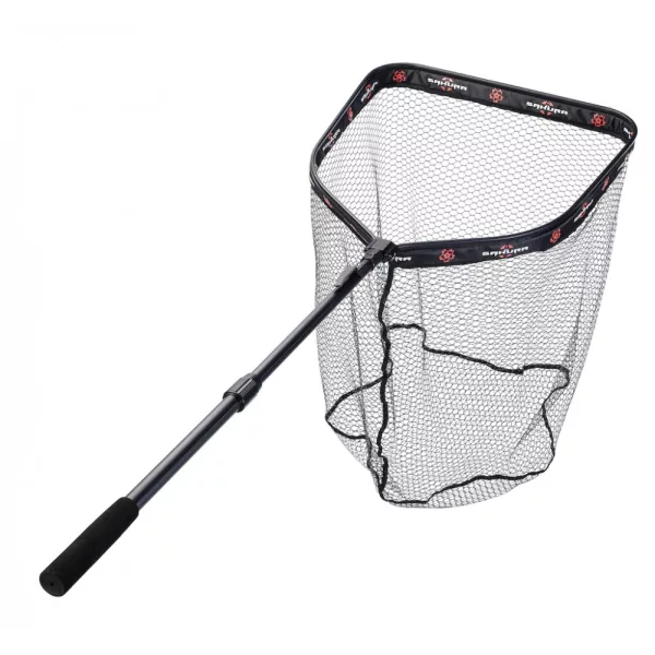 Sakura - Plavajoča pristajalna mreža SAKURA Rubber Mesh M - 60x50x50cm - Pristajalna mreža z ročajem - Pristajalna mreža za predenje