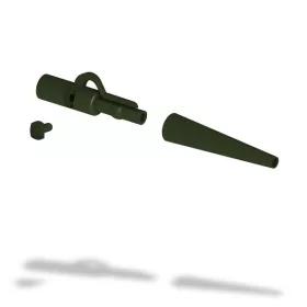 Lead Clip Kit 6 kosov sponk z gumijastim stožcem in trnom