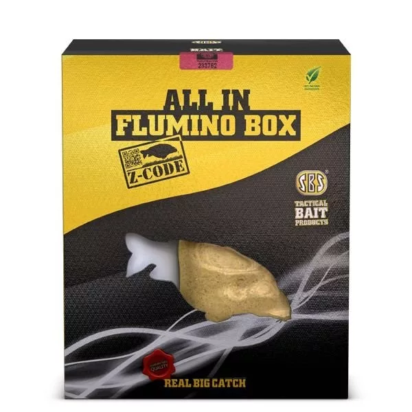 SBS All In Flumino Box Z-Code Undercover Ribolovni Set 1kg+500ml