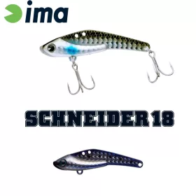 Ima Schneider 18 6,8cm 18gr 018 Black & Black Műcsali