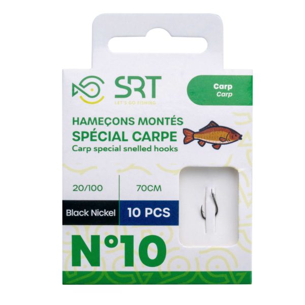 Sert Hook To Nylon Special Carpe 12 Z lopatico, z bodico Predvezani Trnek 10 kos
