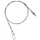 SERT - 7 STRAND TRACE + SWIVEL AND SNAP LINK - 50CM - 12KG - Predvrvica odporna na ugriz
