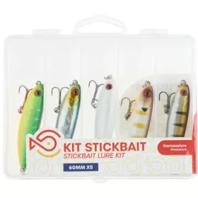 SRT Stickbait Kit 6 cm 6 gr Floating Wobbler Set 5 kosov