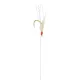 SRT Sabiki Fishskin Dual Colour Heads 175cm 6H 6 Privezane trnki 6 kos