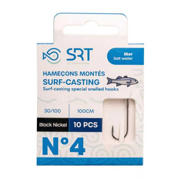 SRT Surf-Casting Special 0,35mm 100cm Monofil 1 Privezane trnki 10 kos