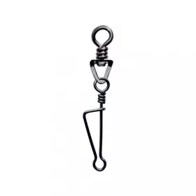   SERT - ITALIAN SWIVEL & SNAP LINK - BLACK N°1 X8 - Vrtljiva zaponka