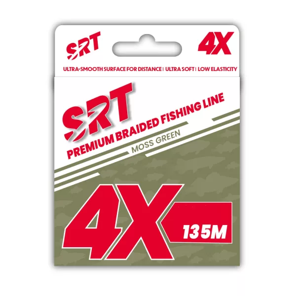 Sert Tresse 4x SRT Mohazöld pletena vrvica 0,20mm 135m