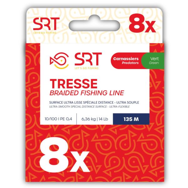 Sert Tresse 8x SRT Mohazelena Pletena Vrvica 0,24mm 135m