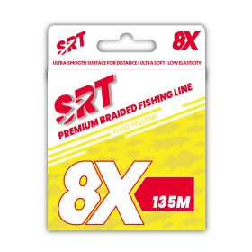 Sert Tresse 8x Srt Fluo Yellow Pletena Vrvica 0,18mm 135m