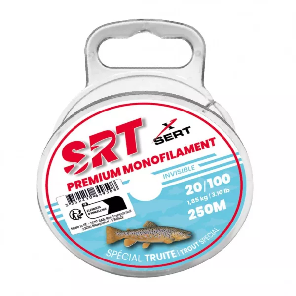 Sert Nylon SRT Special Trout 0,22mm 150m Prozorna Monofilna glavna vrvica