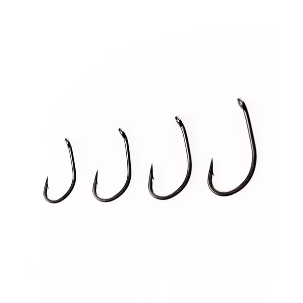 Spotted Fin Curved Barbed kavelj z bodico, velikost 6