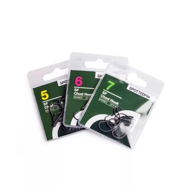 Spotted Fin Chod Barbed kavelj z bodico