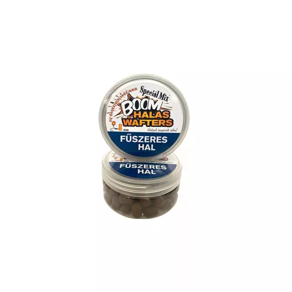Speciál Mix 8mm Začinjena Riba Boom Topno, Ribji Wafters Dumbell 20gr