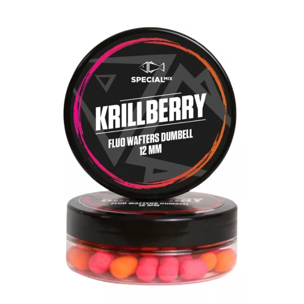 Speciál Mix 8mm Krillberry Boom Topno, Ribji Wafters Dumbell 20gr