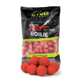   Stég Long Life Boilie 20mm Jagoda-Halibut Hranilni bojli 800gr