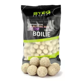   Stég Long Life Boilie 20mm Maslena kislina-Sliva Hranilni bojli 800gr