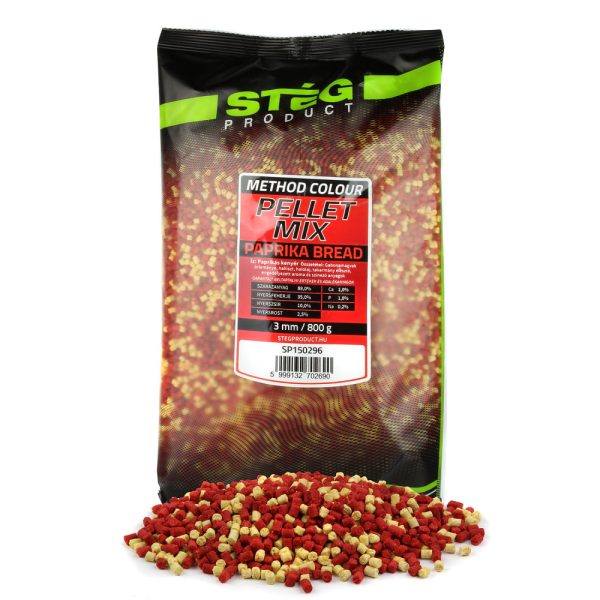 Stég Paprika-Kruh 3 mm Mešanica peletov 800 g