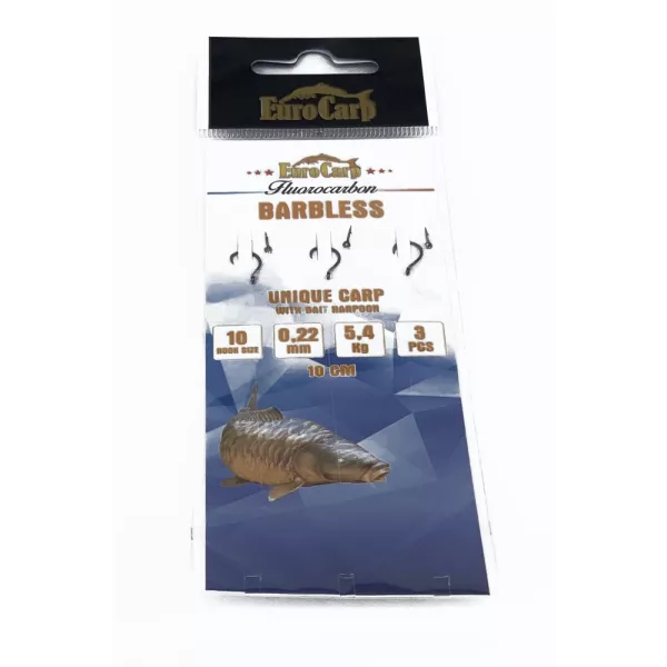 EuroCarp Predvezana Monofil Feeder Predvrvica z Vabilno Konico - Unique Carp 10