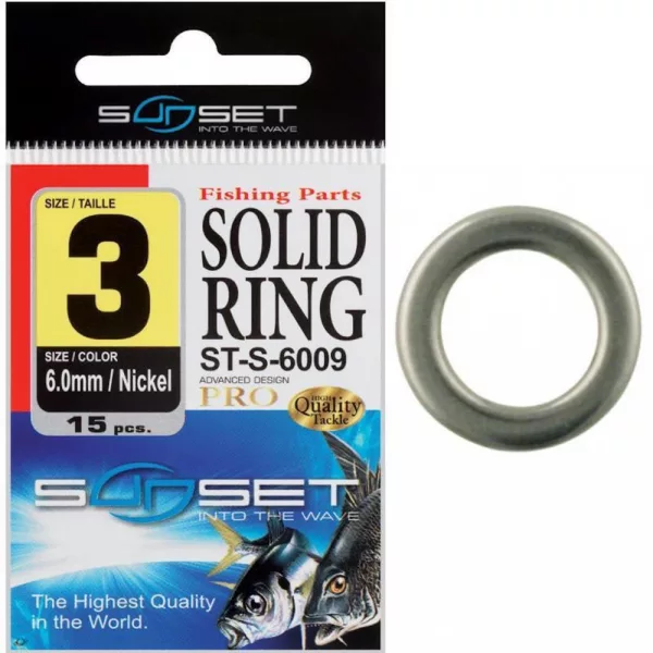 Sunset - SOLID RING ST-S-6009  N1  4.8MM X15 - Kovinski obroč