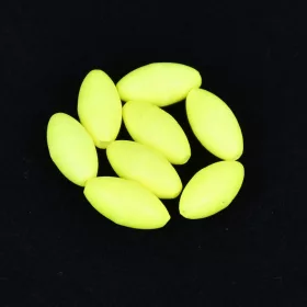   Sunset - BEADS FLOATING OVAL FLUO YELLOW 5x10mm X20 - Zamašek