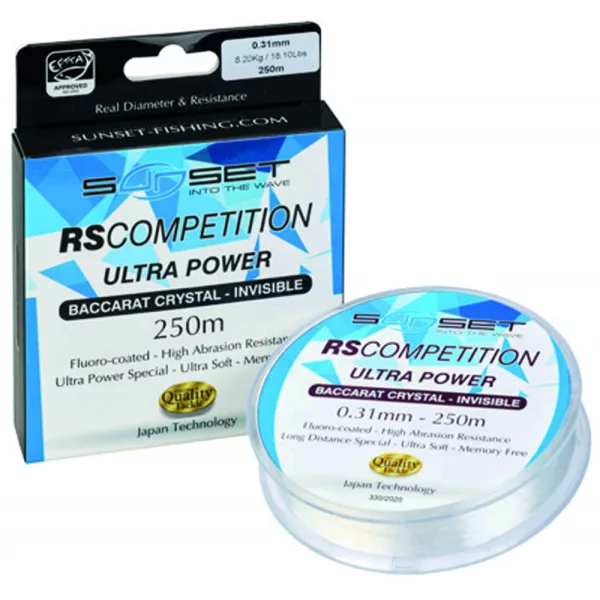 Sunset Nylon RS Competition Ultra Power Baccarat Crystal 0,31mm 1000m Monofil Glavna vrvica