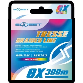   Sunset Braid 8x RS Competition Multicolor 0,25mm 300m Pletena Glavna Vrvica
