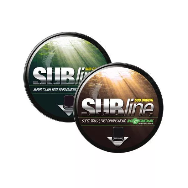Korda Subline Ultra Tough 1000m - Brown 12lb - monofilna glavna vrvica za bojle