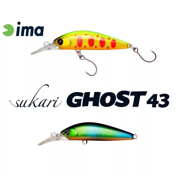 Ima Sukari Ghost 43SU 4,3cm 2,4gr 010 Peacock Wobbler