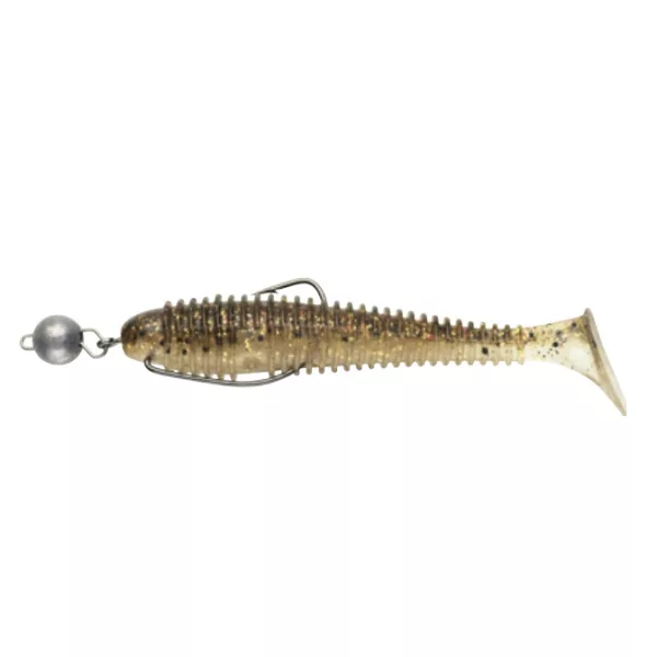 Swimy Cheburashka Galfion Fat Shad Rig Gumihal K050 95mm - 5gr - Pripravljena montaža - Cheburashka svinec - Predhodno montiran