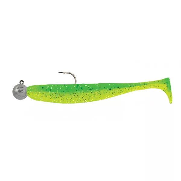 SWIMY Pompei Shad Gumijasta riba z jig glavo K014 75mm - 5gr - Ready Rig