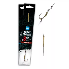   Nash Ronnie Claw Rig 4 brez bodice, z očesom predvezan trnek