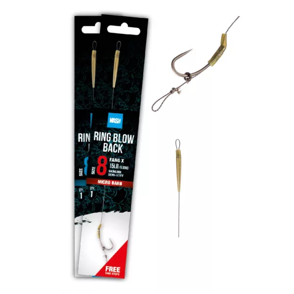 Nash Ring Blow Back Rig 4 z bodico, z očesom predvezan trnek