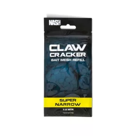   Nash Claw Cracker Bait Mesh Zelo Ozka 18mm Mreža za zaščito vabe Polnilo 7,5m