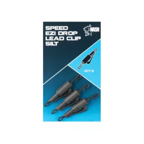 Nash Speed Ezi Drop Lead Clip Silt Svinčena sponka 8db