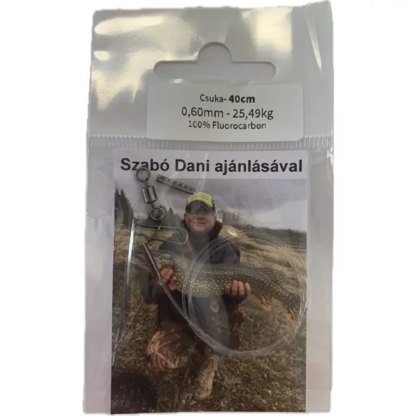 Dani Fluorocarbon Predvrvica Ščuka 0,60mm 25,49kg 40cm