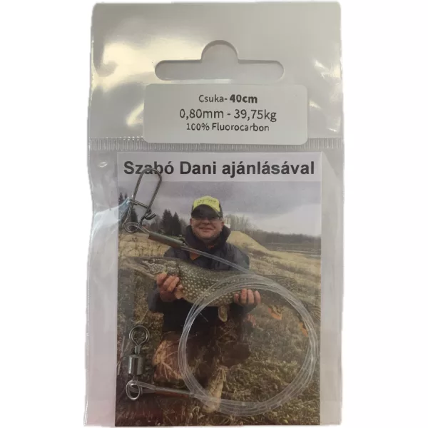 Dani Fluorocarbon Predvrvica Ščuka 0,80mm 39,75kg 40cm