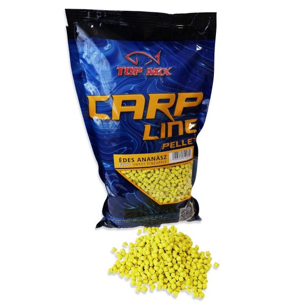 Top Mix Carp Line Fluoro Sladki Ananas Krmni Peleti 800gr
