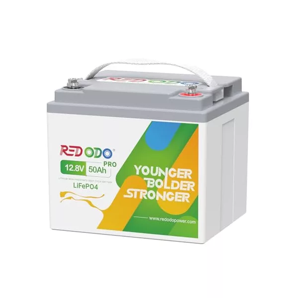 Redodo LiFePO4 12V 50Ah 1,28kWh Baterija