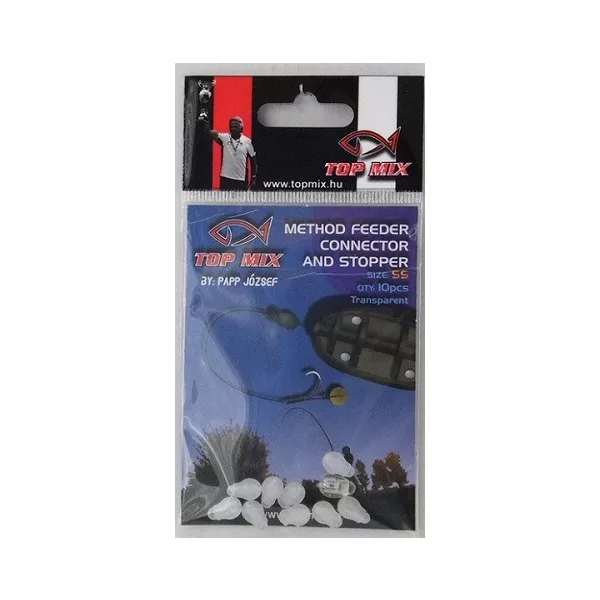 Top Mix Method Feeder Fluo Clear SS Hitra Sponka 10 kosov