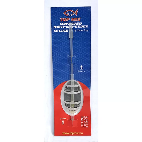 Top Mix 30gr Izboljšana Method Feeder Košarica