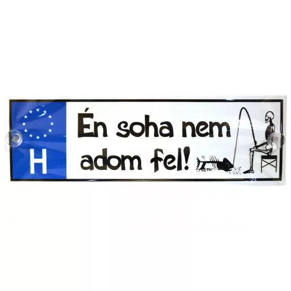 Šala Registrska tablica Nikoli ne obupam…