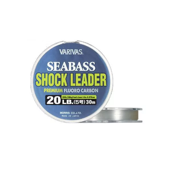 Varivas Sea Bass Shock Leader Fluorocarbon 30m 0,435mm 25lb fluorokarbonska predvrvica